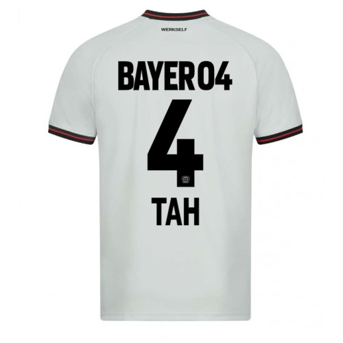 Bayer Leverkusen Jonathan Tah #4 Gostujuci Dres 2023-24 Kratak Rukav